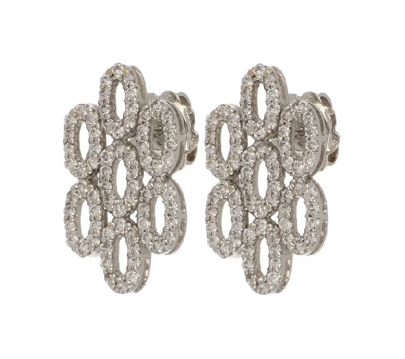 White Diamond Ladies Earrings (White Diamond 0.8 cts.)