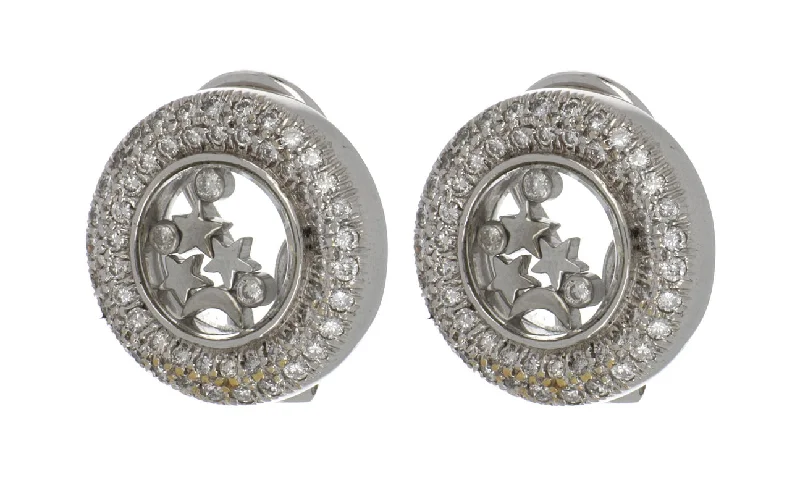 White Diamond Ladies Earrings (White Diamond 0.95 cts.)