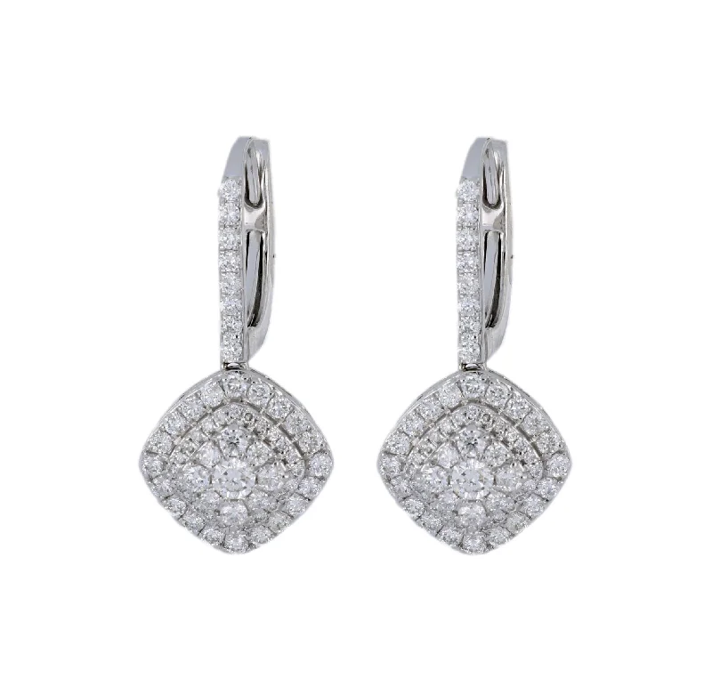 White Diamond Earrings (White Diamond 1.38 cts.)