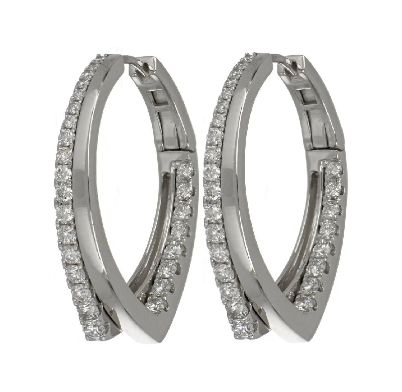 White Diamond Earrings (White Diamond 1.57 cts.)