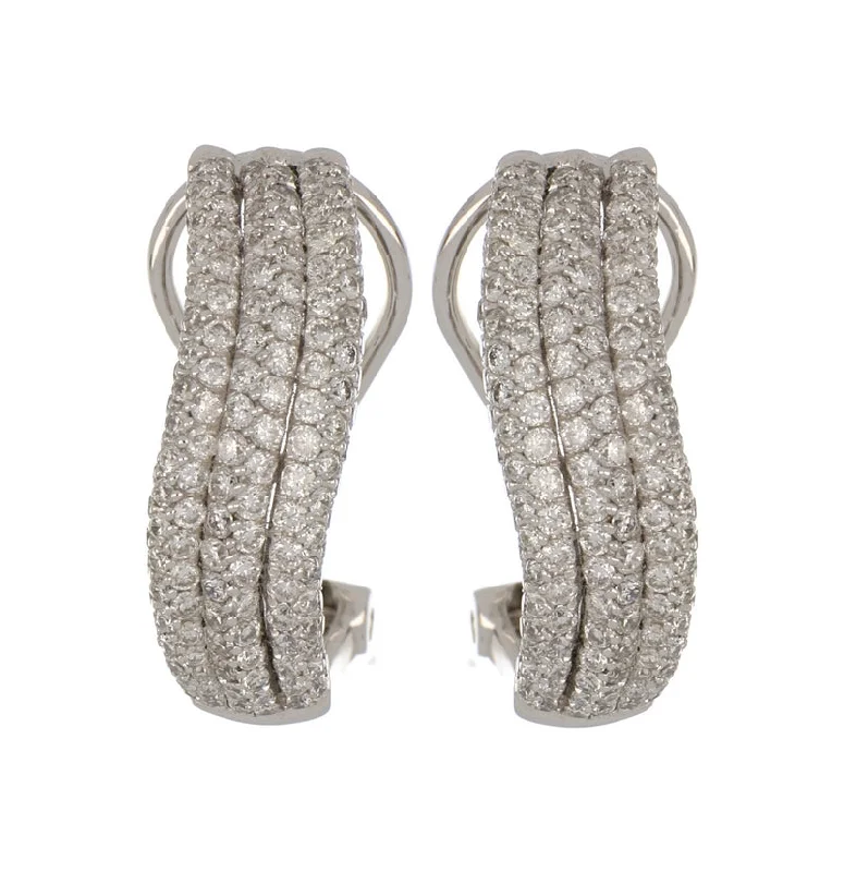 White Diamond Earrings (White Diamond 1.61 cts.)