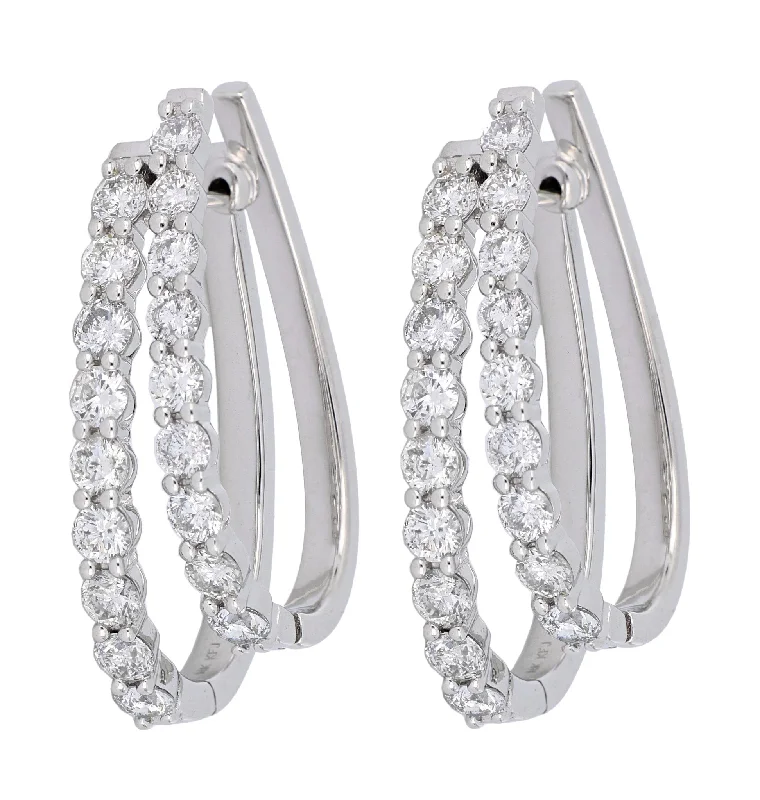 White Diamond Earrings (White Diamond 5.02 cts.)