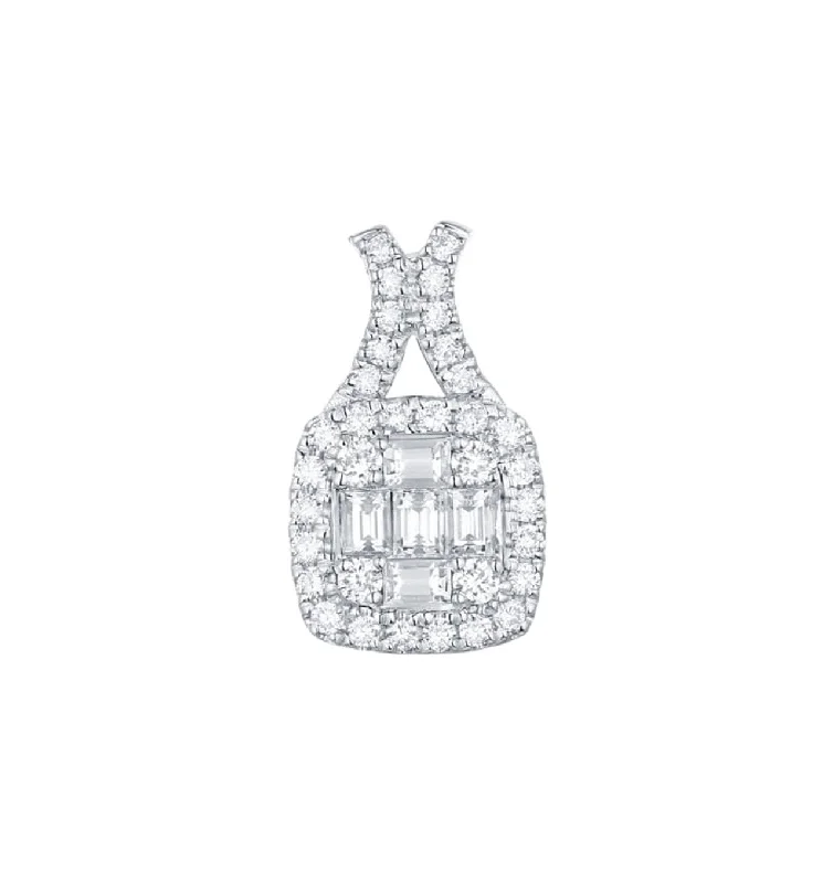 White Diamond Pendant (White Diamond 0.27 cts. White Diamond 0.3 cts.)