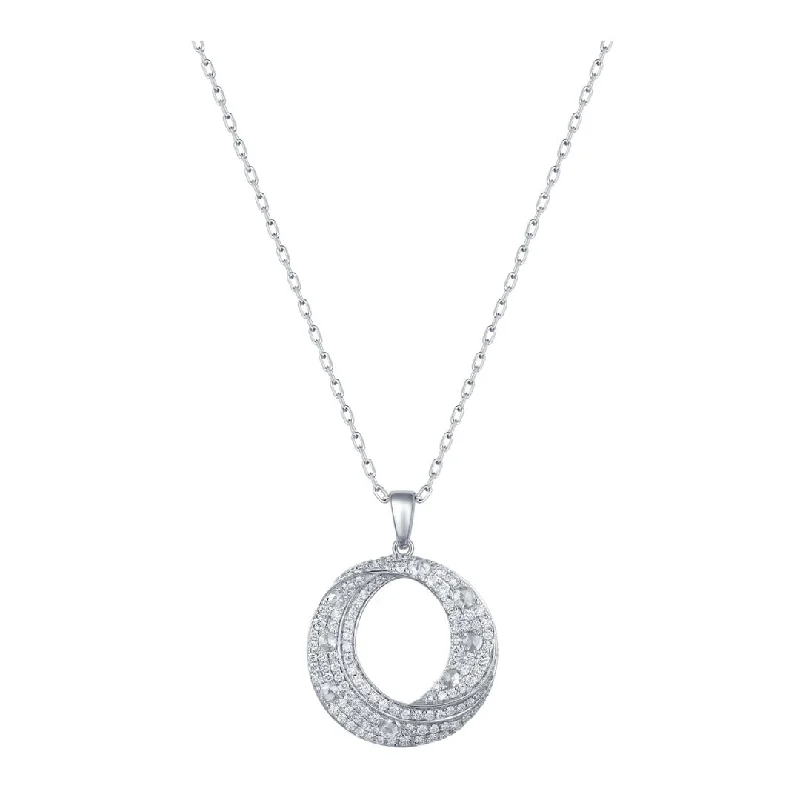 White Diamond Pendant (White Diamond 0.54 cts. White Diamond 0.15 cts.)