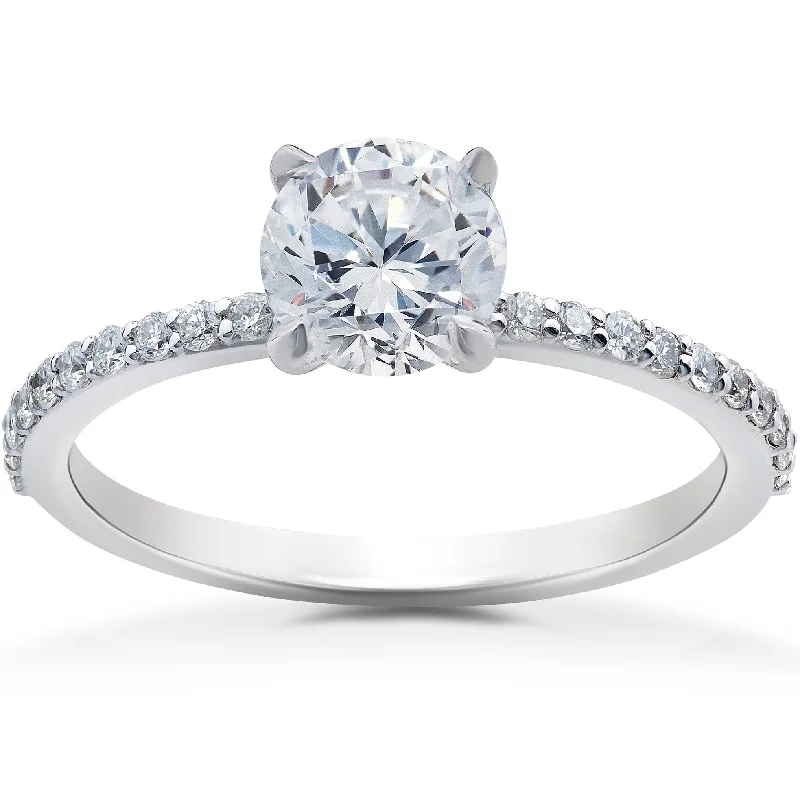 1 1/4 ct Lab Grown Diamond Sophia Engagement Ring White Gold