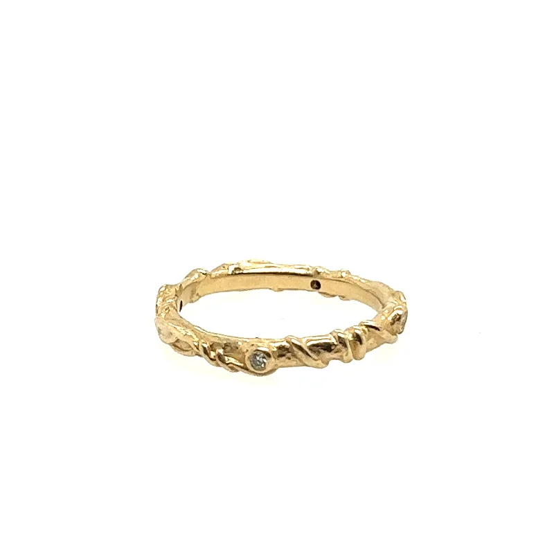 14K Yellow Gold Love Grows Ring