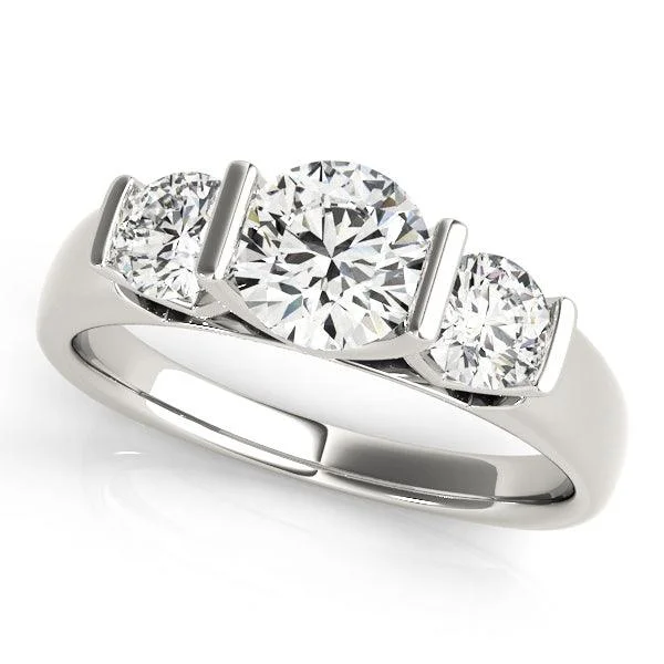 Audrey 3 Stone Ring