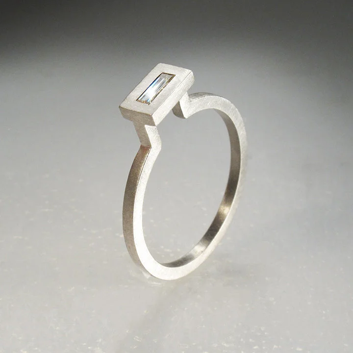 Baguette Solitaire Ring