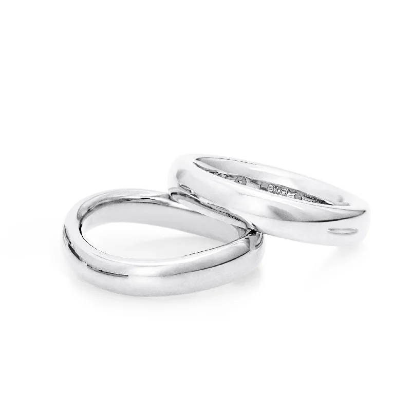 Love 7 18K Polished Whitegold Ring