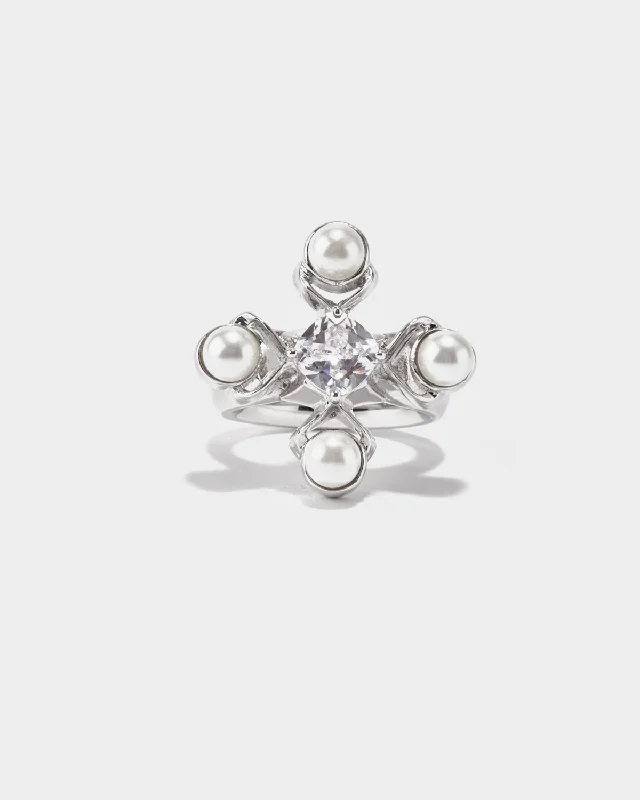 RADIANCE Cross-shaped Ring