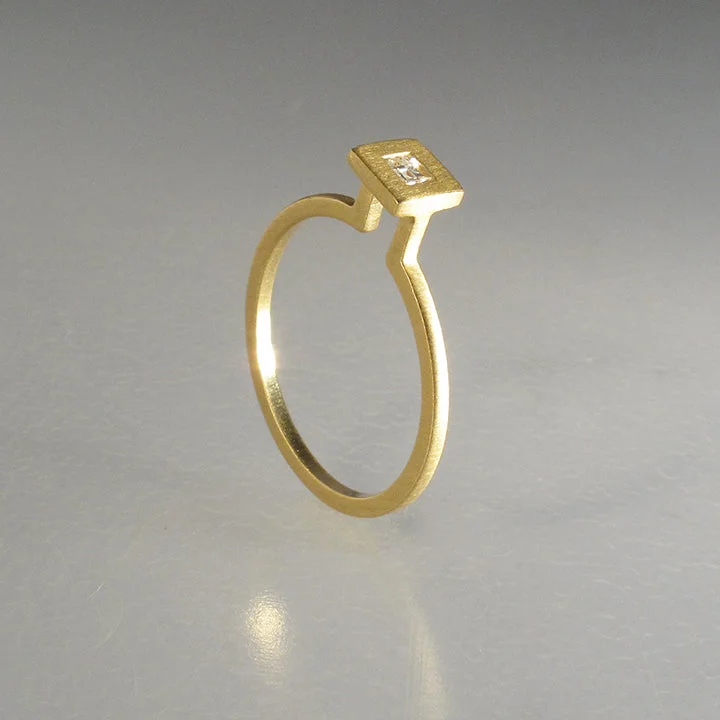 Baguette Solitaire Ring